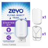 Zevo Flying Insect Trap Fly Trap (1 Plug-In Base + 1 Cartridge)