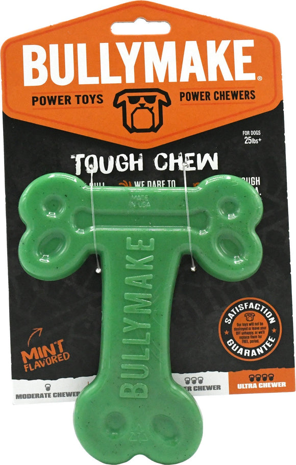 Bullymake Tough Chew Green T Bone*