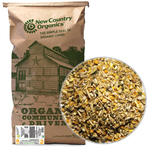 New Country Organics Certified Organic Soy-Free Grower/Broiler Feed (40 Lb)