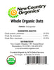 New Country Organics Oats
