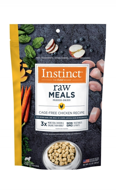 Instinct® Raw Freeze-Dried Meals Cage-Free Chicken Recipe For Dogs (9 oz.)