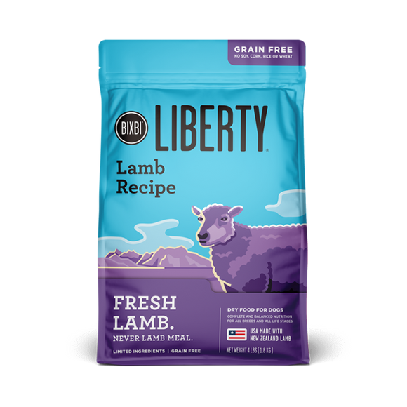 BIXBI Pet Liberty® Dry Food for Dogs – Lamb Recipe (11 lb)
