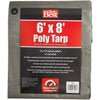 Do it Best Silver Woven 6 Ft. x 8 Ft. Heavy Duty Poly Tarp