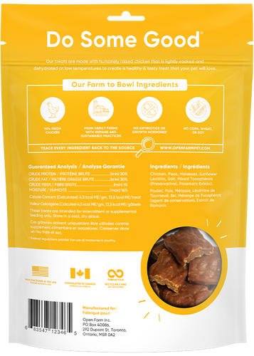 Open Farm Dehydrated Chicken Dog Treats