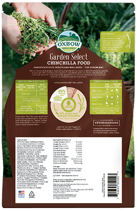 Oxbow Garden Select Chinchilla Food