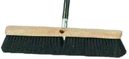 18  FLOOR BRUSH BLK TAMPICO FIBER