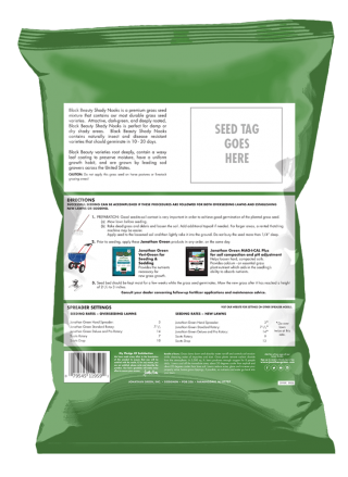Jonathan Green Black Beauty® Shady Nooks Grass Seed