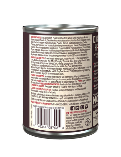 Wellness CORE Digestive Health Grain-Free Beef Recipe Dog Food