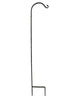 Panacea Hookery Wrought Iron Single Square Shepherd Hook