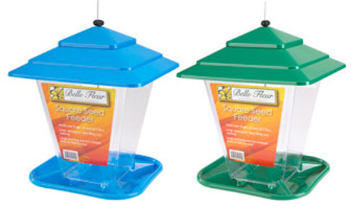 Classic Brands Belle Fleur Square Bird Feeder