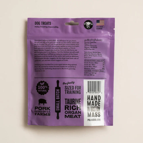 Polkadog Wonder Nuggets Apple & Pork Dog Treats