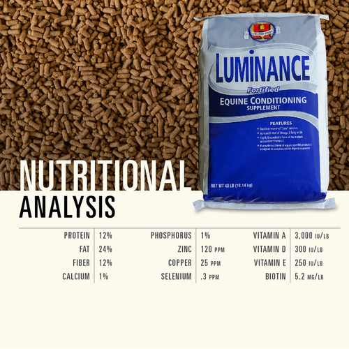 Hallway Luminance® Fat Supplementation for Equine Conditioning