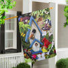 Evergreen Summer Song Suede House Flag