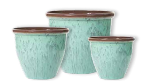 Sunshine Ceramica Running Glazed Planter
