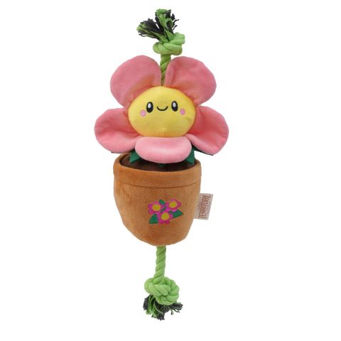 Territory Flower Treat-and-Tug Dog Toy