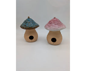Esschert Design Ribbed Mushroom Birdhouse