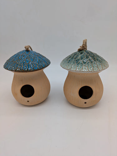 Esschert Design Leaf Top Mushroom Birdhouse