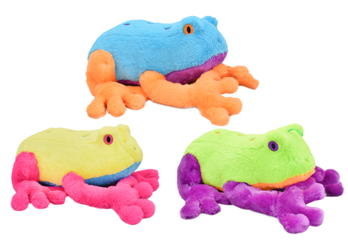 Mulitpet Jumbo Frogs Dog Toy