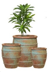 Harbor Gardens Planter Rustic Blue