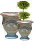 Harbor Gardens Planter Rustic Blue