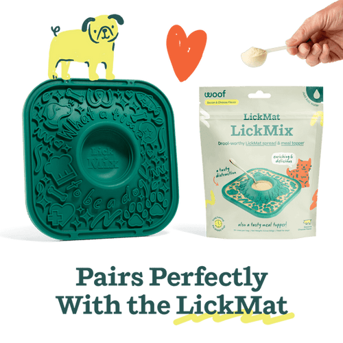 Woof LickMat Bacon & Cheese LickMix