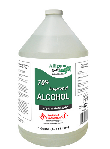 Alligator Brand Isopropyl 70% Rubbing Alcohol Gallon