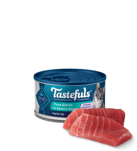 Blue Buffalo BLUE Tastefuls Tender Morsels of Tuna in Savory Sauce Wet Cat Food