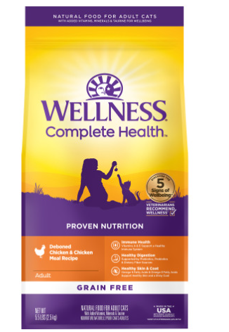 Wellness Complete Health Grain Free Deboned Chicken Recipe Dry Cat Food