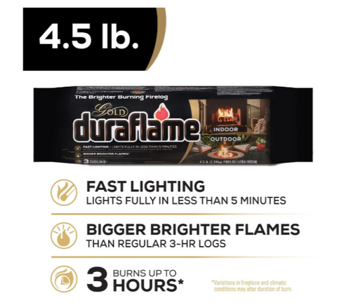 Duraflame® 4.5LB Gold Firelogs