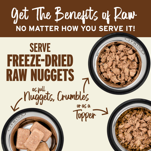 Primal Freeze-Dried Raw Nuggets Dog Food Turkey & Sardine Recipe