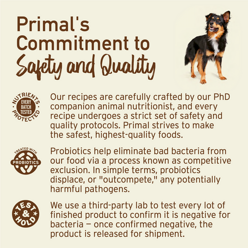 Primal Freeze-Dried Raw Nuggets Dog Food Turkey & Sardine Recipe