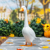 Evergreen Giddy The Goose, Metal Porch Statue 21H