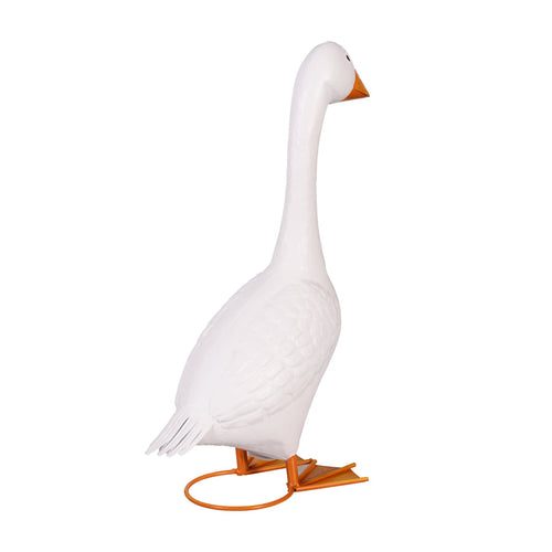 Evergreen Giddy The Goose, Metal Porch Statue 21H