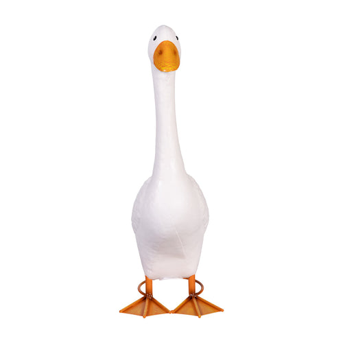 Evergreen Giddy The Goose, Metal Porch Statue 21H