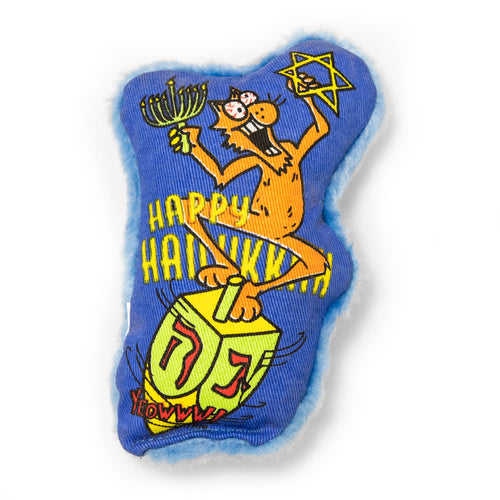 Yeowww! Dreidel Krinkle Catnip Cat Toy