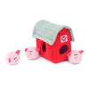 Zippy Paws Burrow® Pig Barn with Bubble Babiez Dog Toy