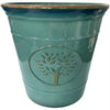Sunshine Ceramica Country Garden Pot Aqua 15.75