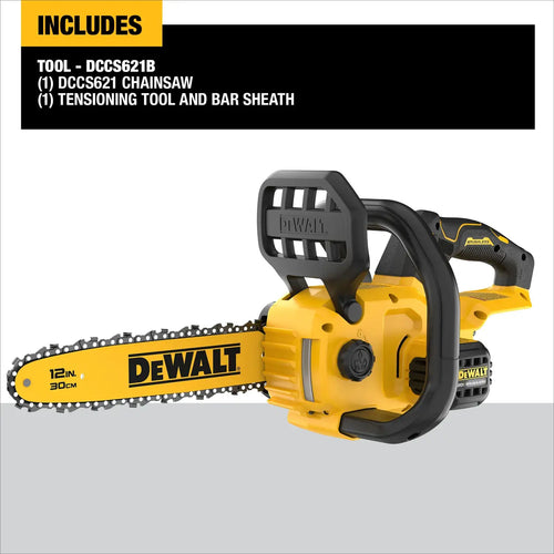 DeWalt 20V MAX* Compact 12 in. Brushless Cordless Chainsaw (Tool Only)