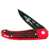 Fire Fighter Tac Knife, Assisted-Opening, Red/Black