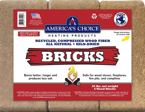 America's Choice Wood Fuel Bricks