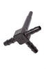 3/16 Plastic T-Connector - 10 pack bag