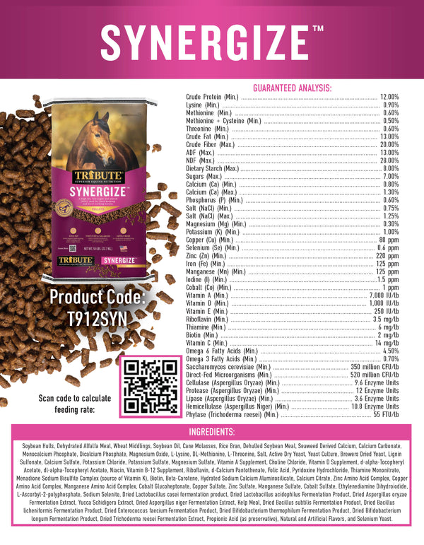 Tribute Synergize™ Pelleted Horse Feed - Danbury, CT - New Milford, CT ...