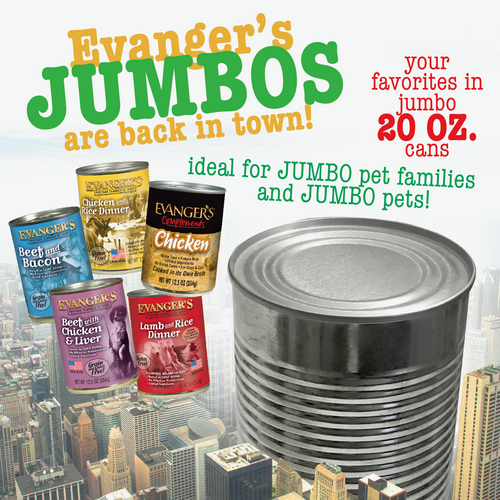 Evanger's Heritage Classics Beef with Chicken & Liver Jumbo for Dogs