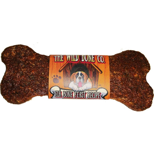 The Wild Bone Company Elk Bone Feast Recipe Jerky Style Dog Treat