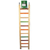 HAPPY BEAKS WOODEN HANGING LADDER (25 INCH)