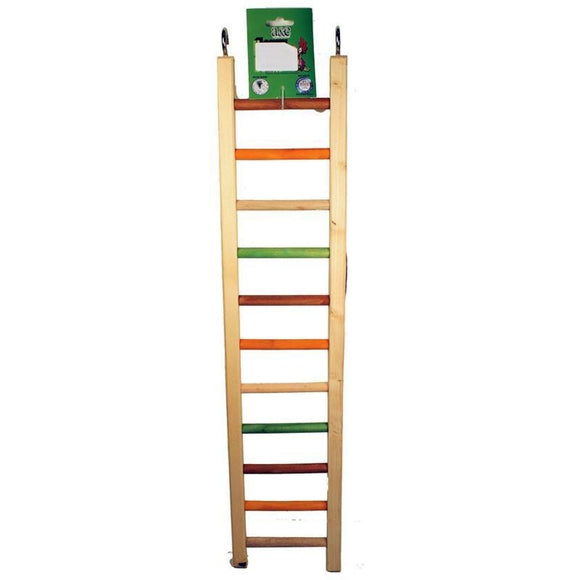 HAPPY BEAKS WOODEN HANGING LADDER (25 INCH)