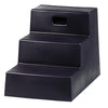 HORSEMEN'S PRIDE 3 STEP MOUNTING BLOCK (21X18 3/4 IN, BLACK)