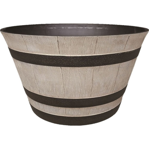 HDR WHISKEY BARREL PLANTER