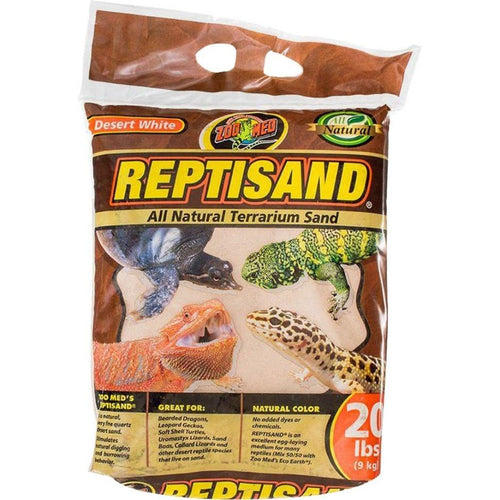 REPTISAND NATURAL TERRARIUM SAND (10 LB - Desert White)