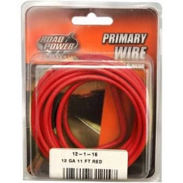 Primary Wire, Red, 12-Ga., 11-Ft.